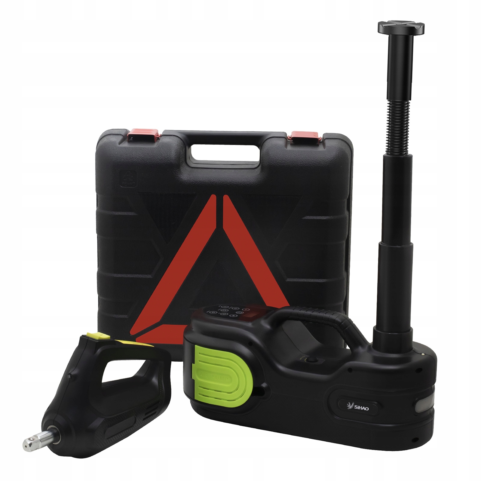 5tunový elektrický hydraulický zvedák auta s duálními válci a sadou klíčů, 12V DC