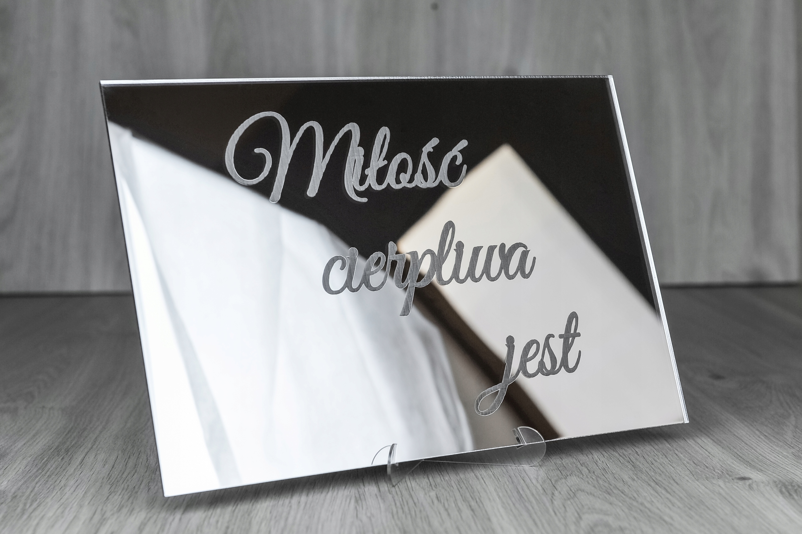 Tabliczki z Hymnem o Miłości zestaw 12 szt 20x30 Marka Dekor Laser