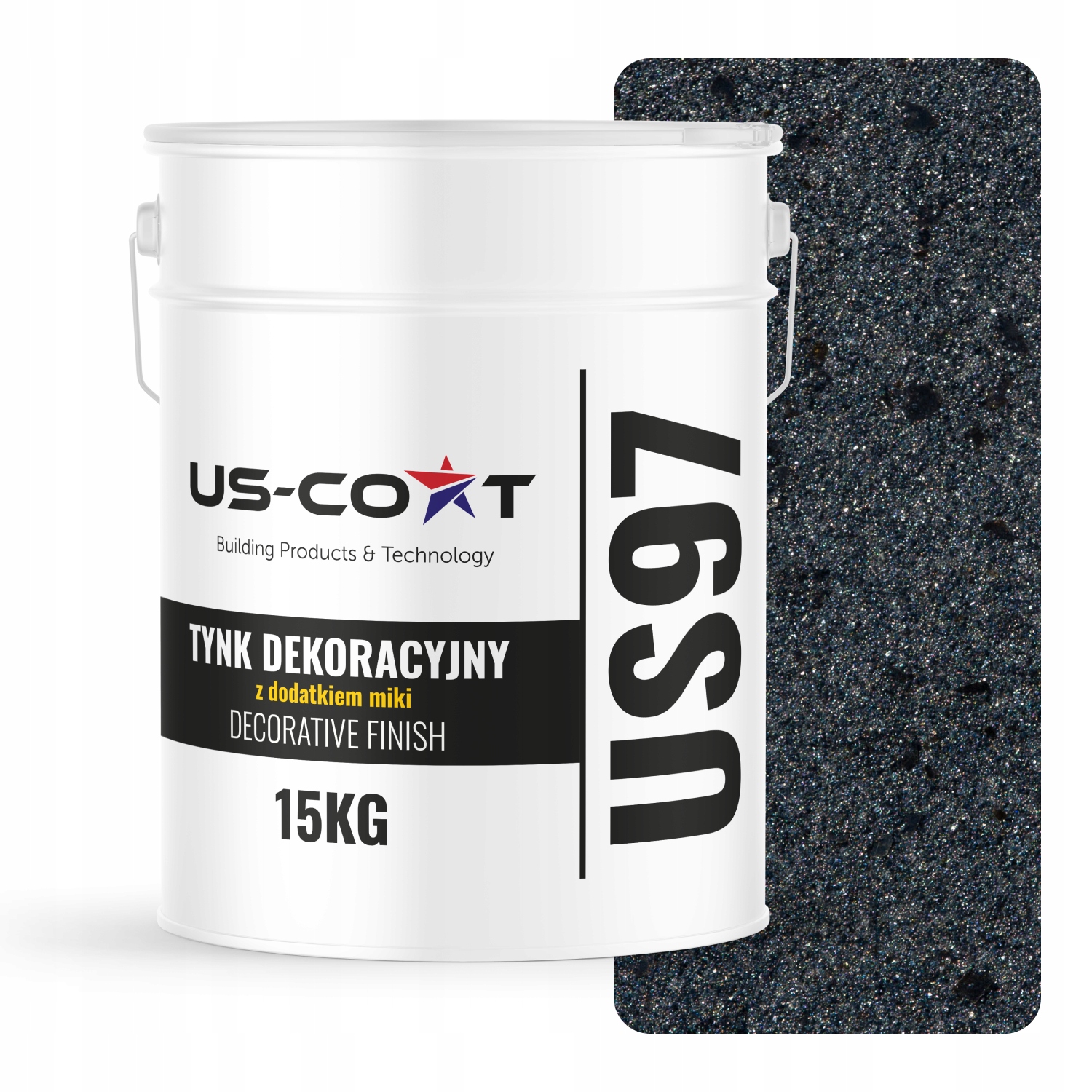 Mozaiková Omítka Jemnozrnná Univerzální Se Třpytkami 15 Kg Barva D923