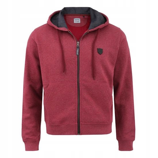 

Bluza z kapturem Asman Bordowy Melanż M
