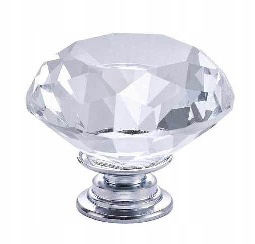 

Gałka Meblowa Kryształowa Uchwyt Vera 40mm Brylant