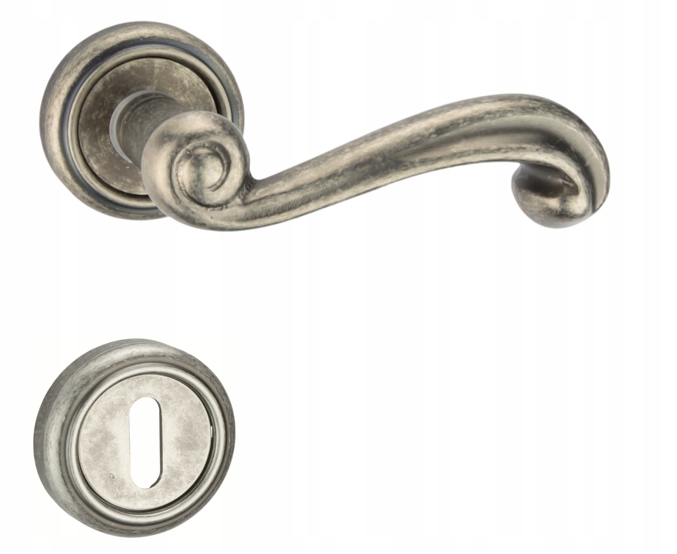 Kľučka Na Dvere Riccio Starožitné Železo Rozeta Kl