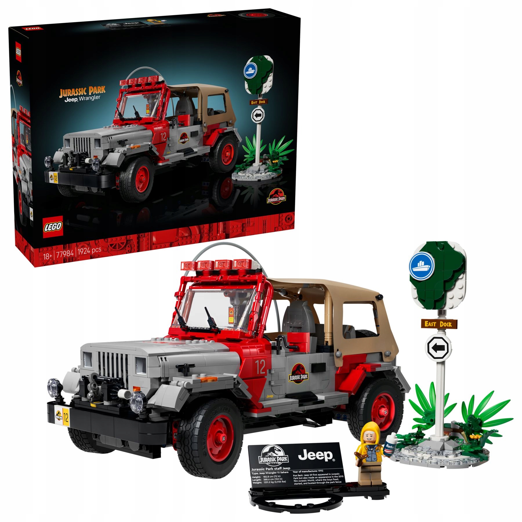 Lego Jurassic World 77984 Jeep Wrangler z Jurského parku