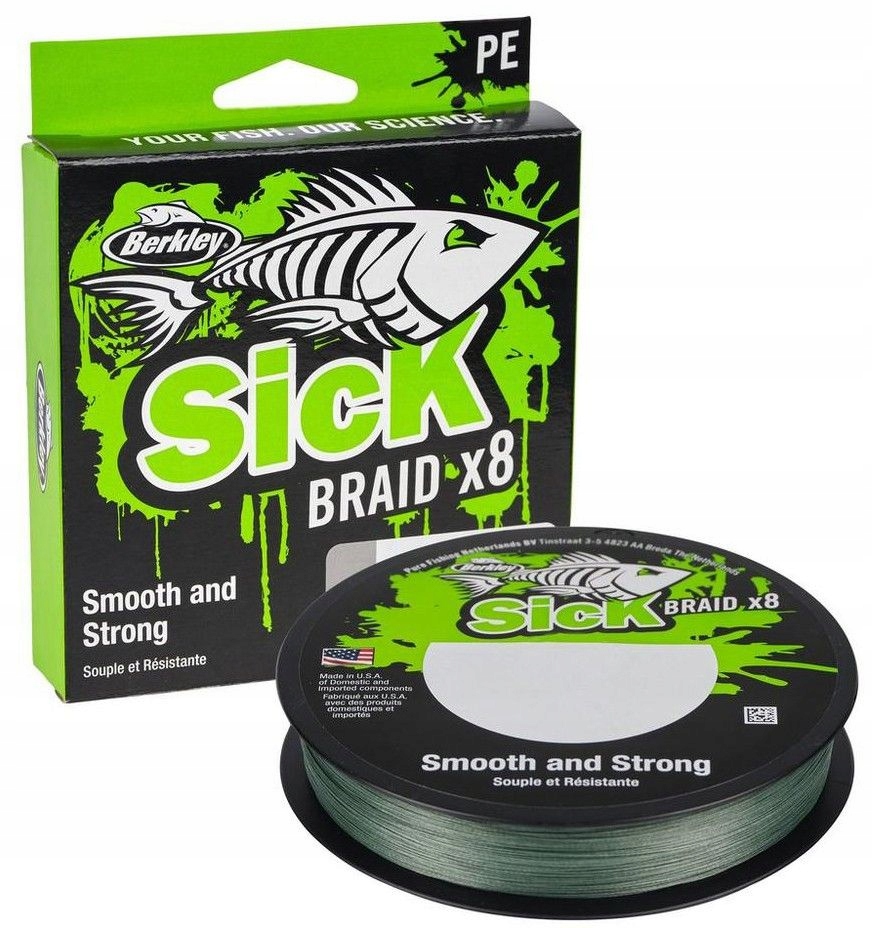 Plecionka Berkley Sick Braid 0,33mm 150m Średnica (mm): 0.33