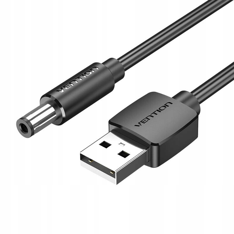 VENTION KABEL DO ZASILANIA PRZEWÓD ZASILAJĄCY USB-A DO DC JACK 5,5MM 1,5M EAN (GTIN) 6922794757684