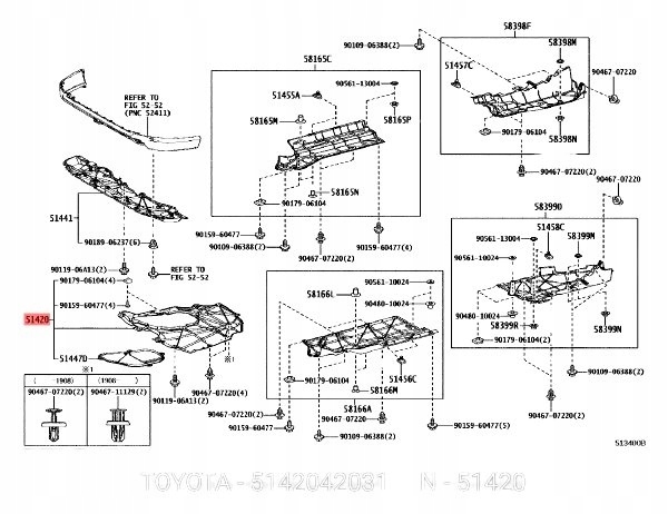 OSŁONA POD SILNIK TOYOTA RAV4 2019 2020 HYBRID Producent części Toyota OE