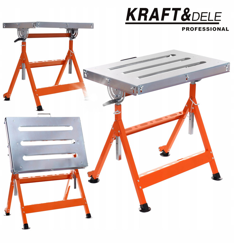 Stół Spawalniczy Przenośny Stalowy Ocynk Z Regulacją Wysokości