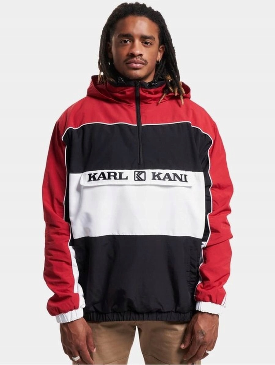 Karl kani top retro blocked windbreaker