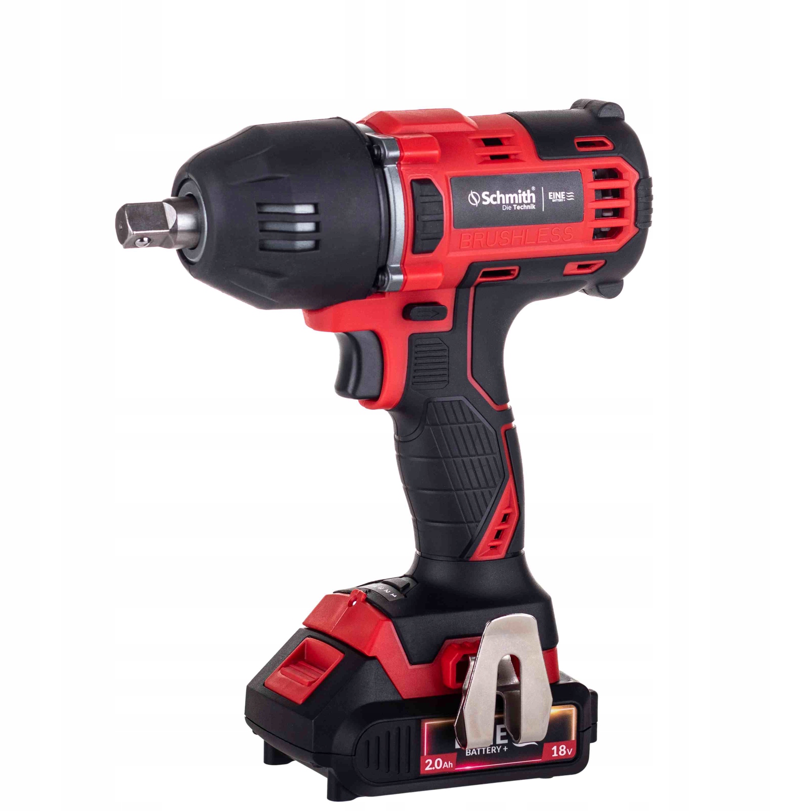 SCHMITH KLUCZ UDAROWY 1/2'' 18V 400NM +2.0AH Prędkość obrotowa 2200 obr./min