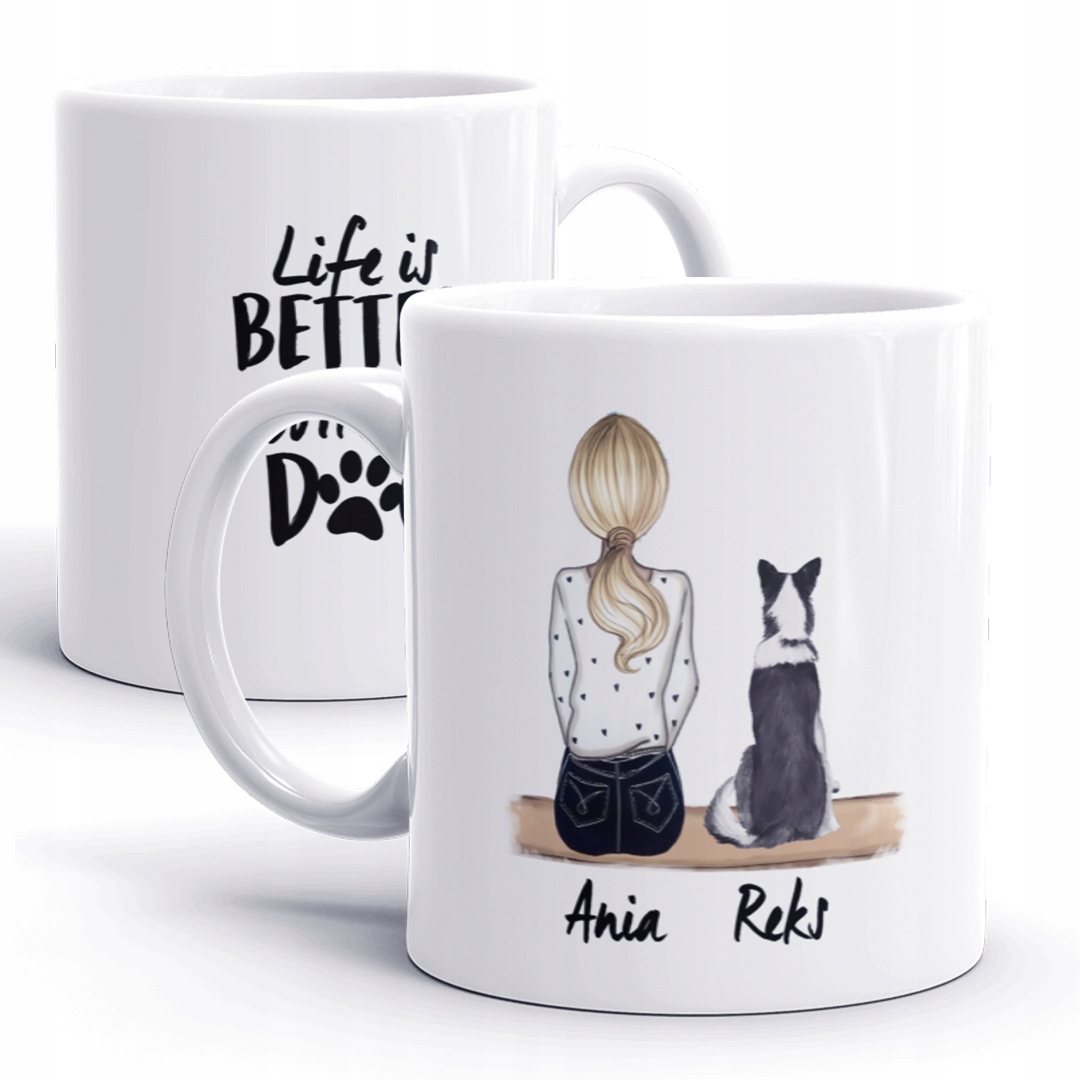

Personalizowany Kubek Z Psem Imieniem Rasy