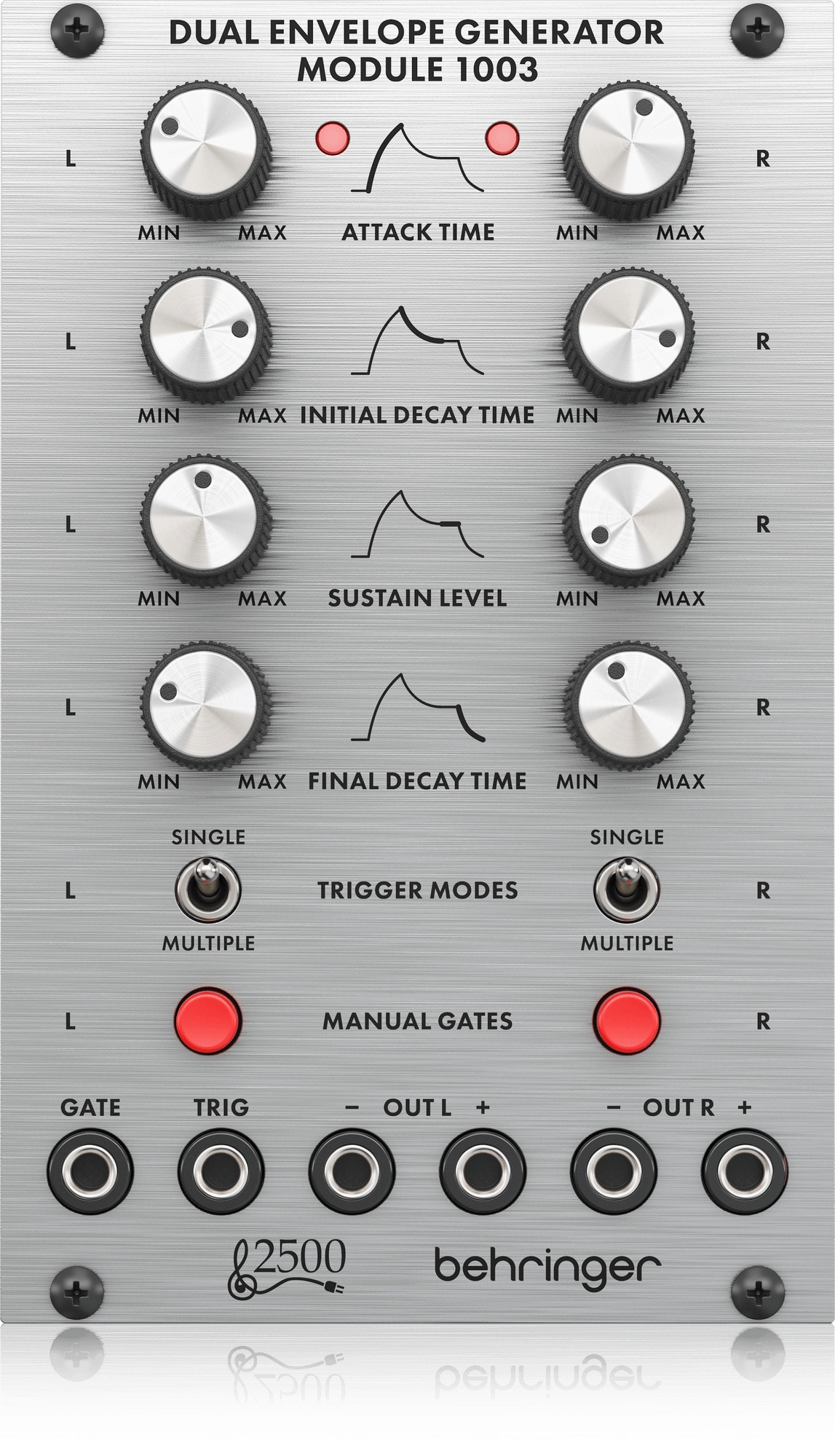 Behringer 1003 Dual Envelope Generator modul modulárního syntezátoru