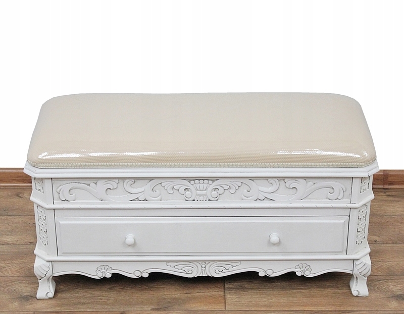 STYLOWA KLASYCZNA PUFA SKRZYNIA MEBLE STYLOWE Marka Polomeble