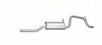 07.376 - Задній глушник Opel Agila A а / м1, 0 + хомут