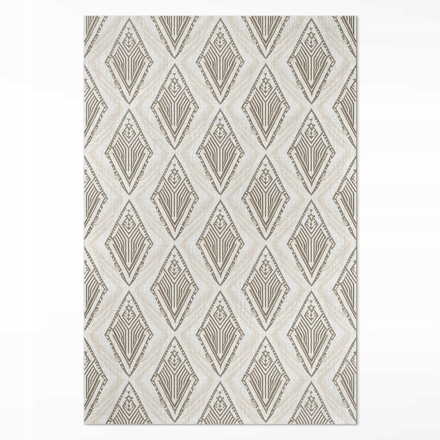 Loftový vinylový koberec Pravidelný ornament geometrický vzor Veľký 140 x 210 cm