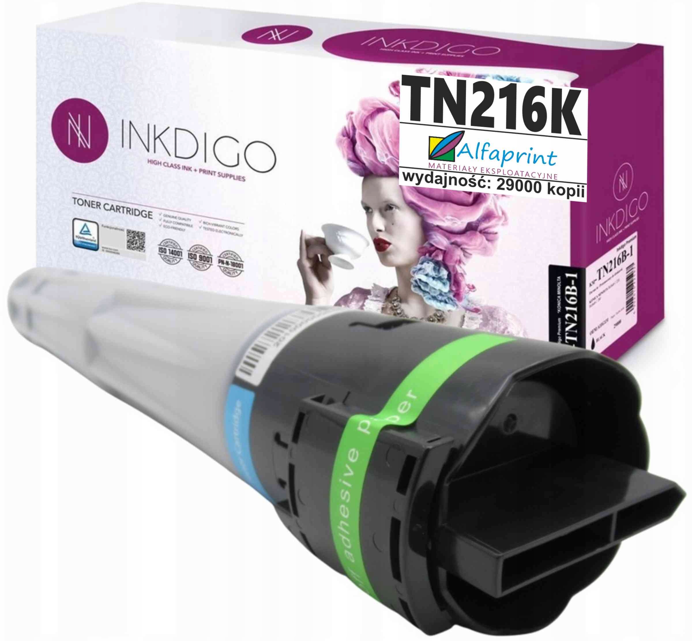 TN216 XL Černá pro Konica Minolta: Bizhub C220 C280 C360