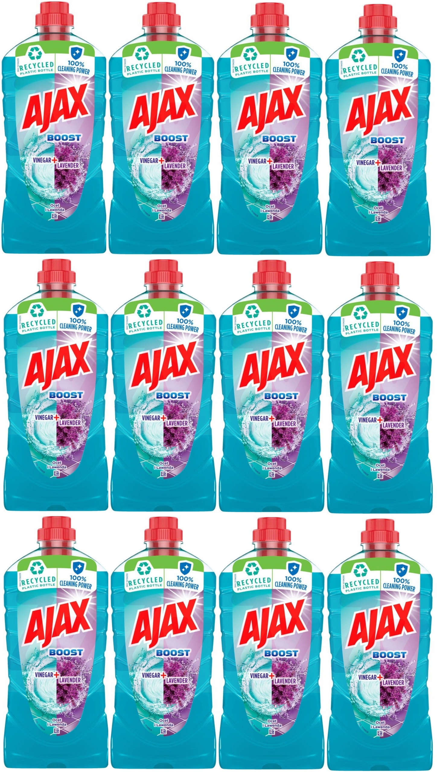 

Płyn Czyszczący Ajax 1L X 12 Szt Oc Lawenda Karton