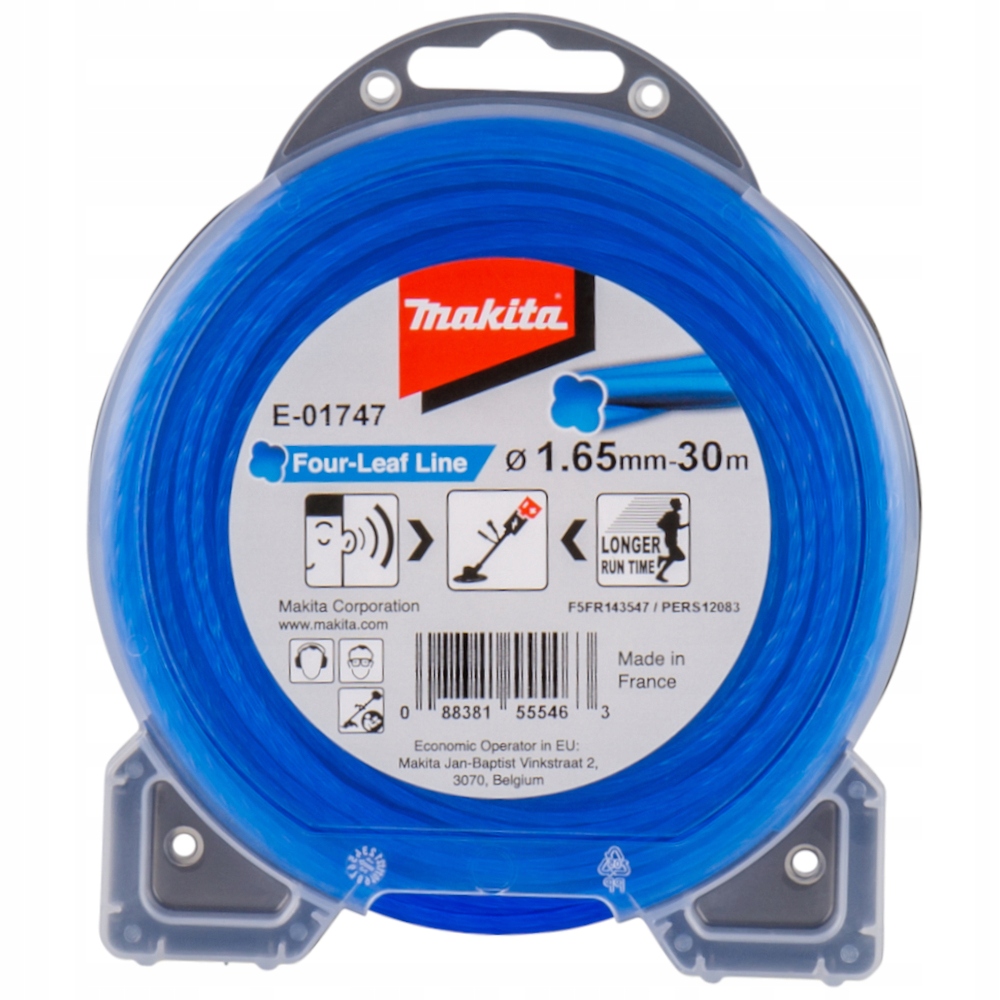 

Żyłka tnąca nylonowa koniczynka Makita 1,65mm 30m