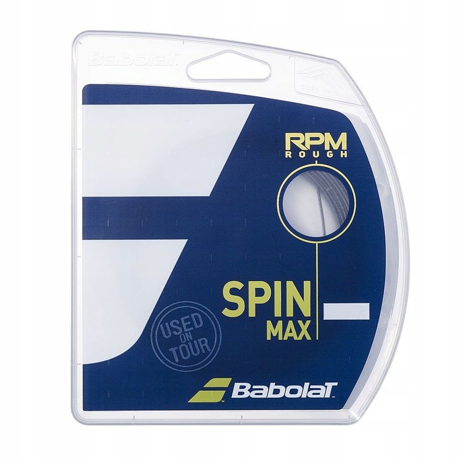 Naciąg do tenisa Babolat Rpm Blast Rough Szary 1,30 mm 12m