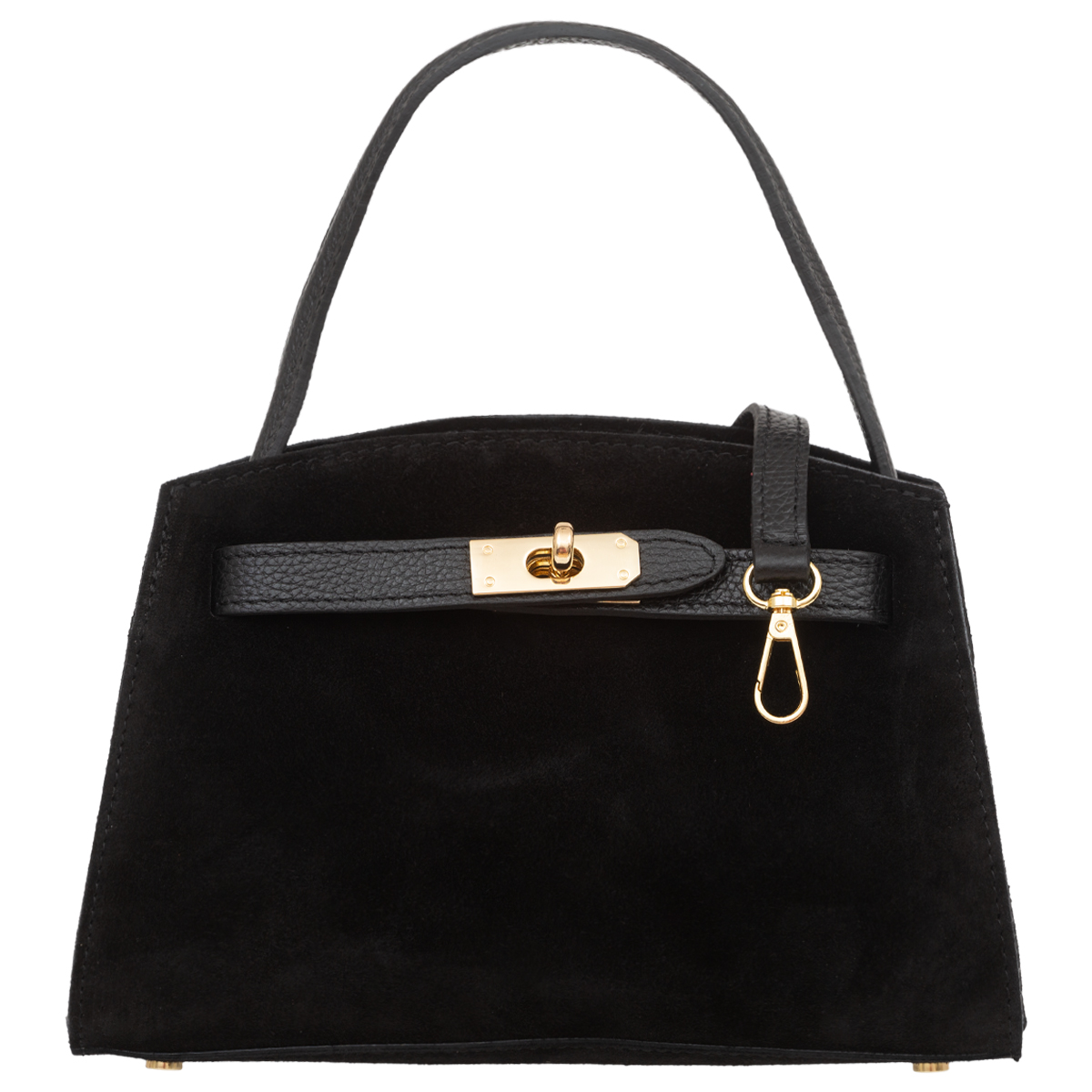 Dámská Kufřík kabelka Vera Pelle Vita Černá