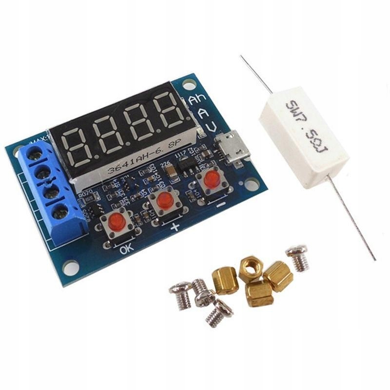 

ZB2L3 tester pojemności baterii akumulatora 1V-15V