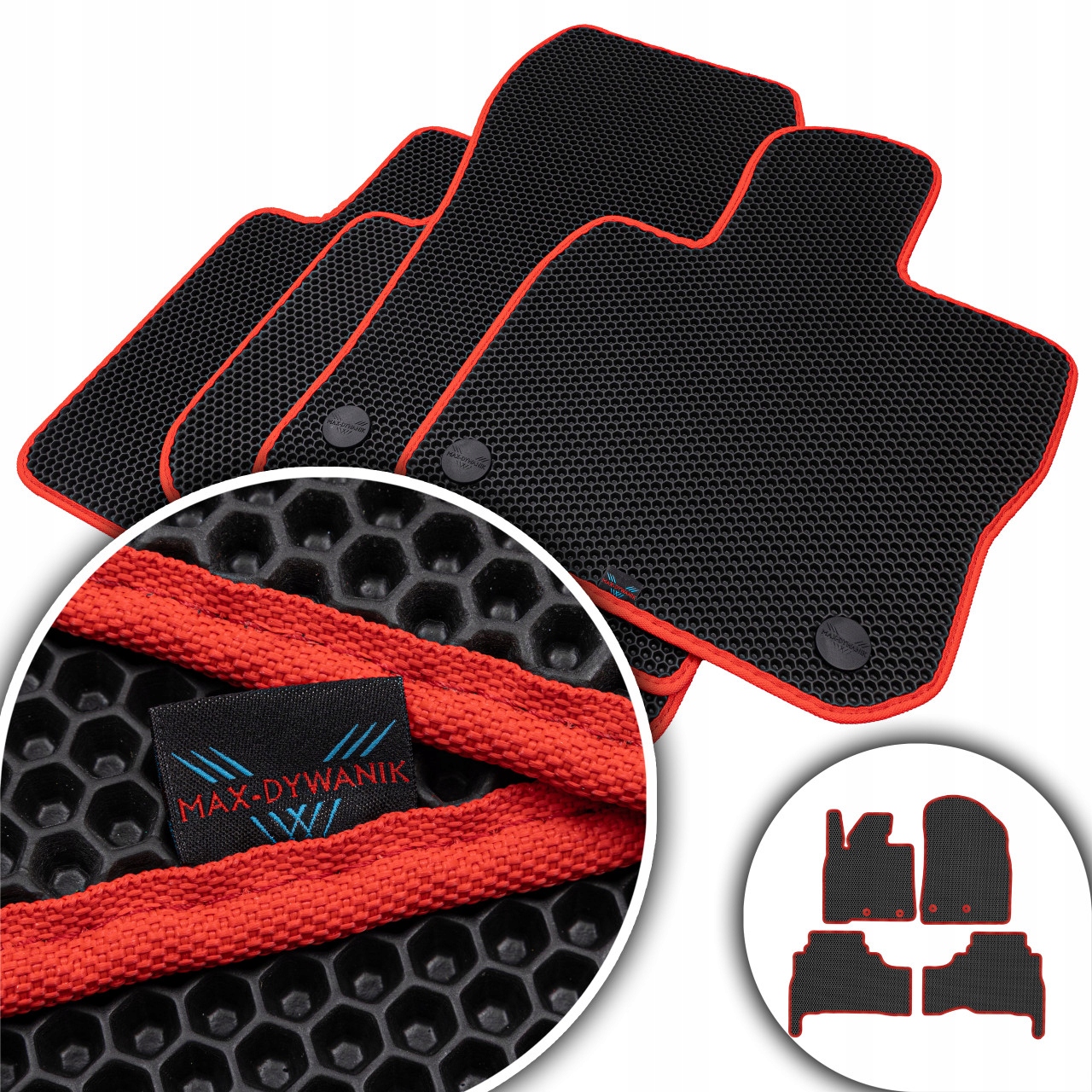 Land Cruiser J200 Fl 2015-2021 Koberce Eva Eternity Čierne Honey