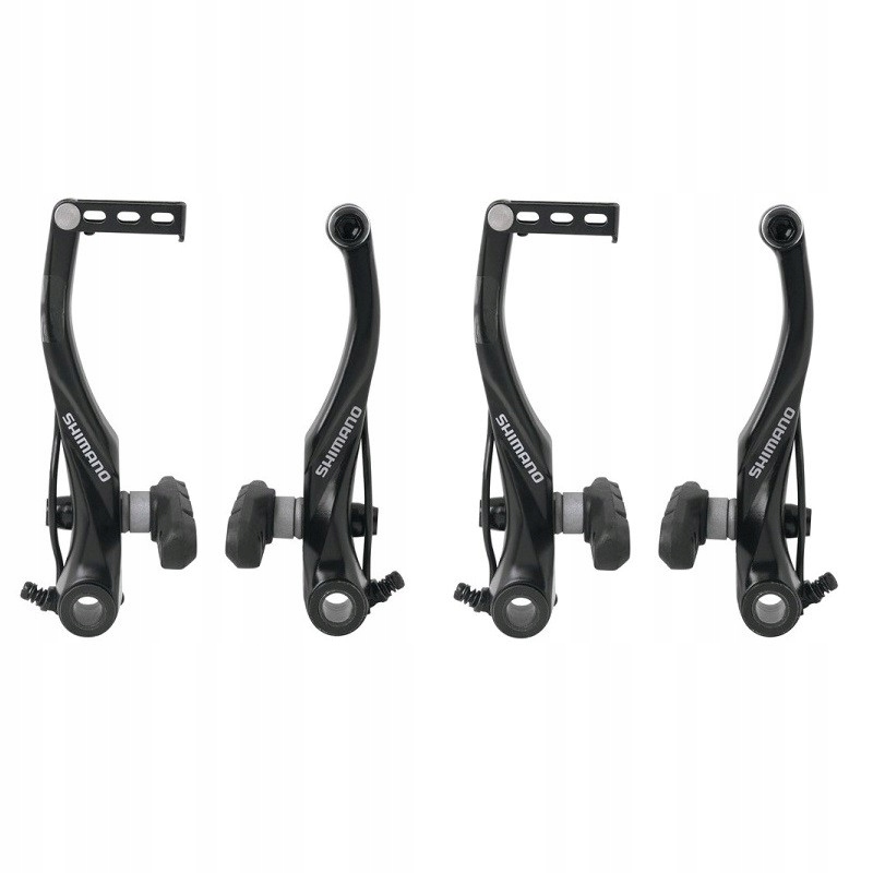 Hamulce szczęki hamulcowe Shimano T4000 V-brake komplet aluminiowe czarne