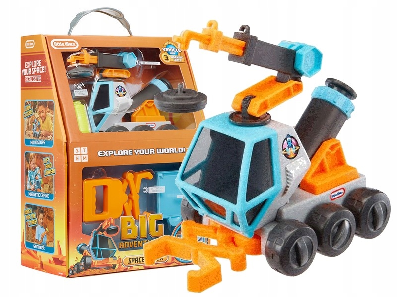 LITTLE TIKES STEM Big Adventures Space Rover, łazik kosmiczny dla dzieci +3