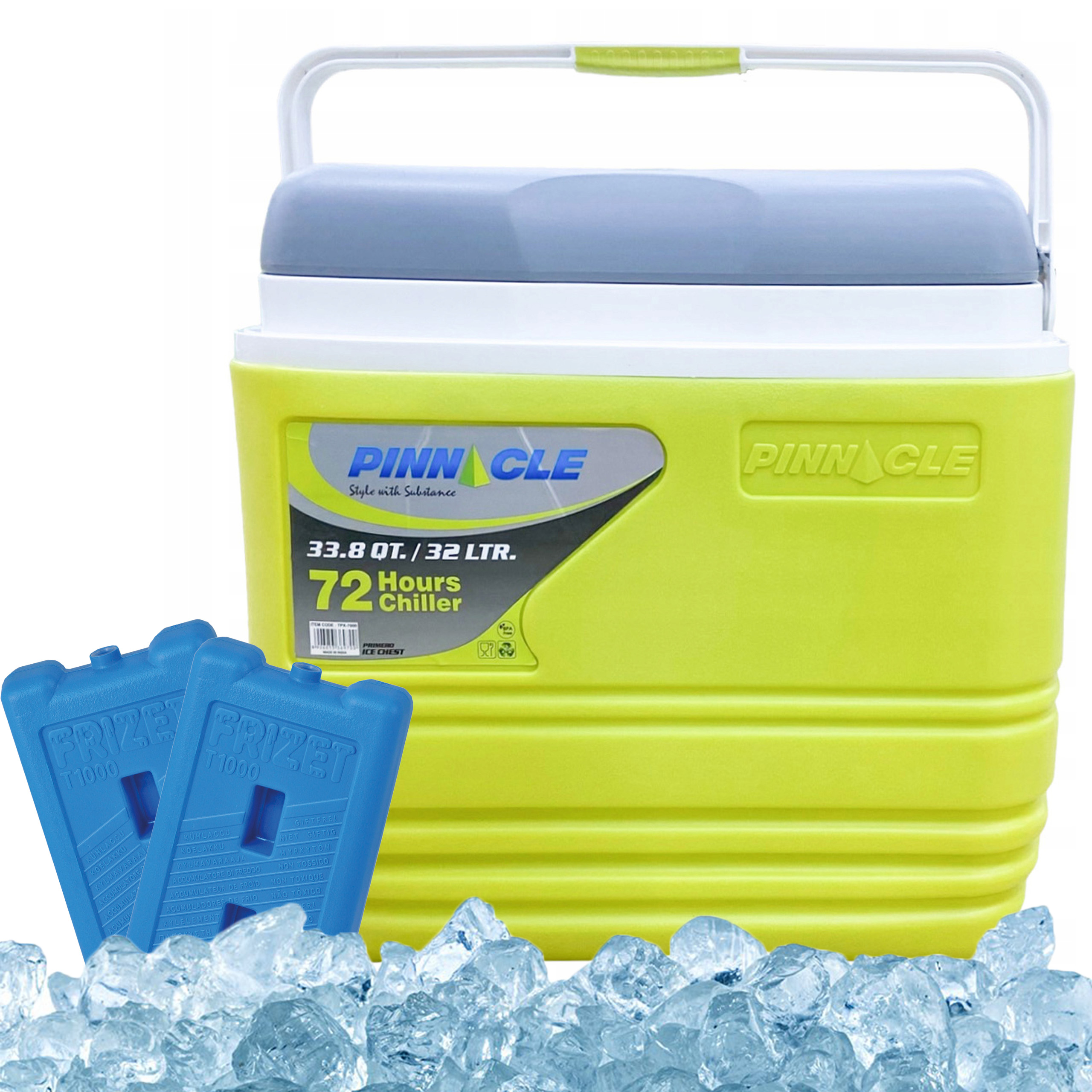 Sada turistické ledničky Pinnacle TPX7000 32L zelená +2 chladicí vložky