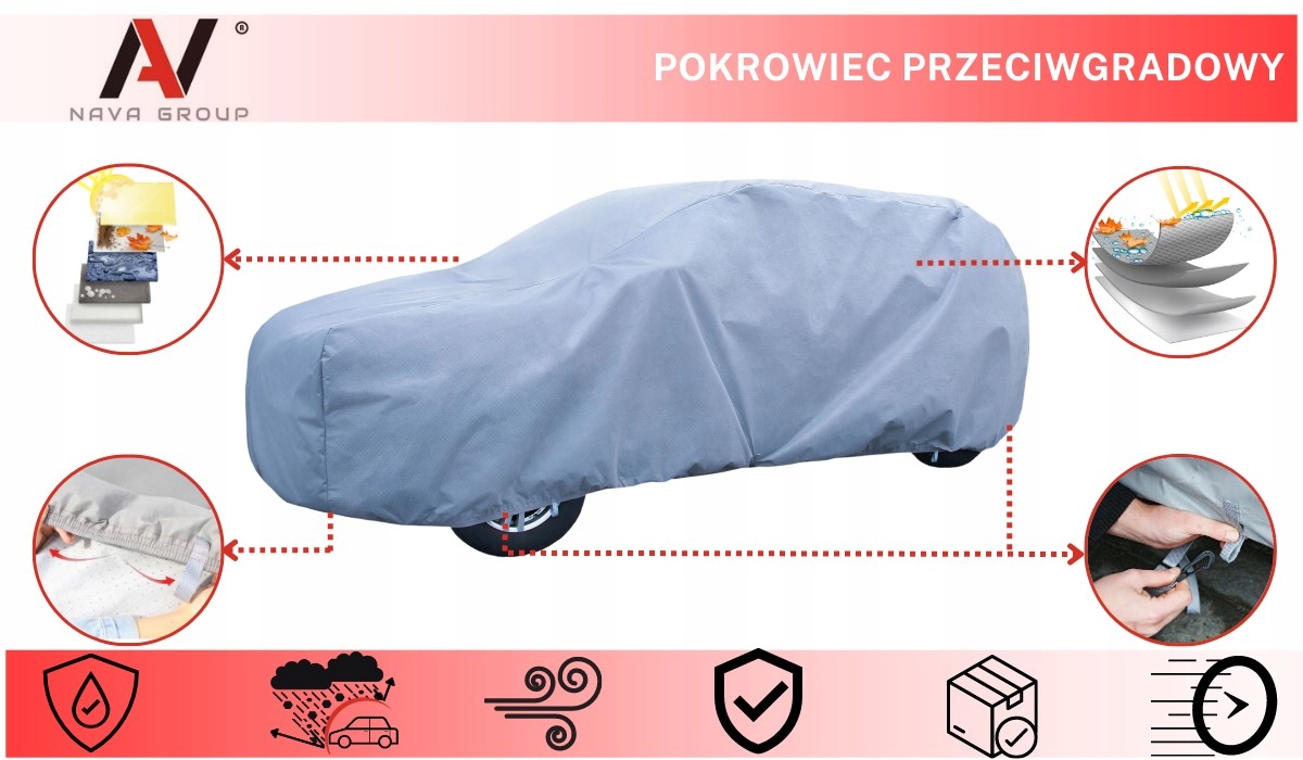 Pokrowiec przeciwgradowy 14mm S3 hatchback Producent Nava Group