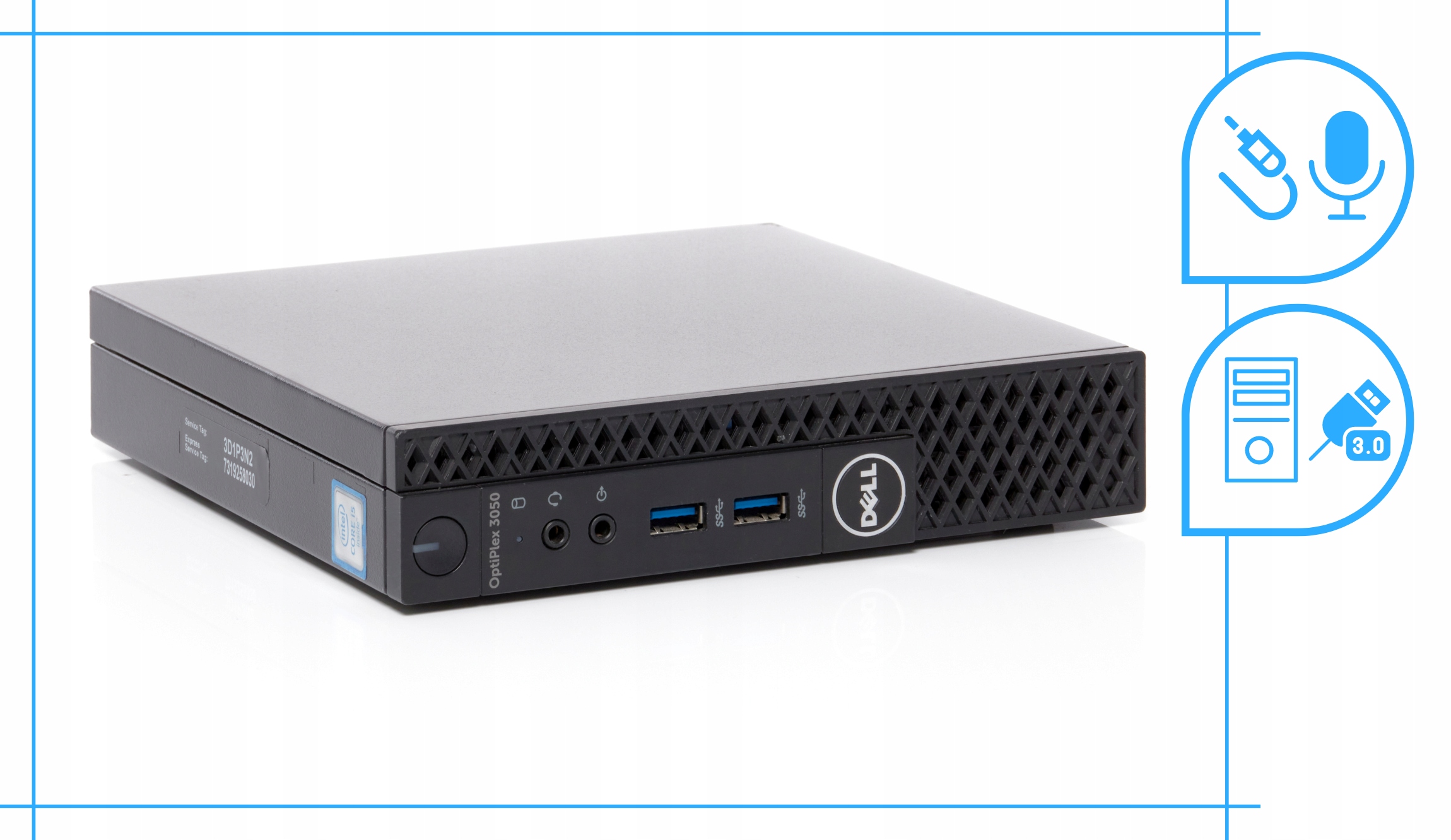 Komputer Dell Optiplex 3050 Micro i5-6500T 16GB 512SSD Mały Mocny Mini Producent karty graficznej Intel