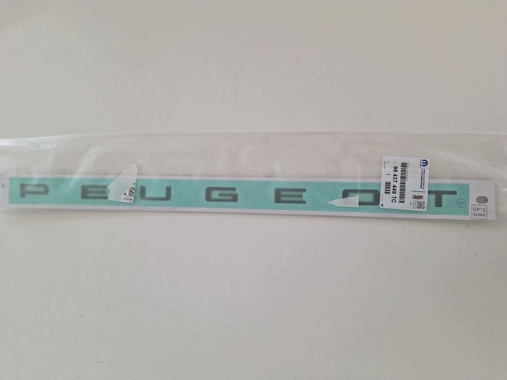 Emblém Peugeot 3008/5008 Oe 98437449TC