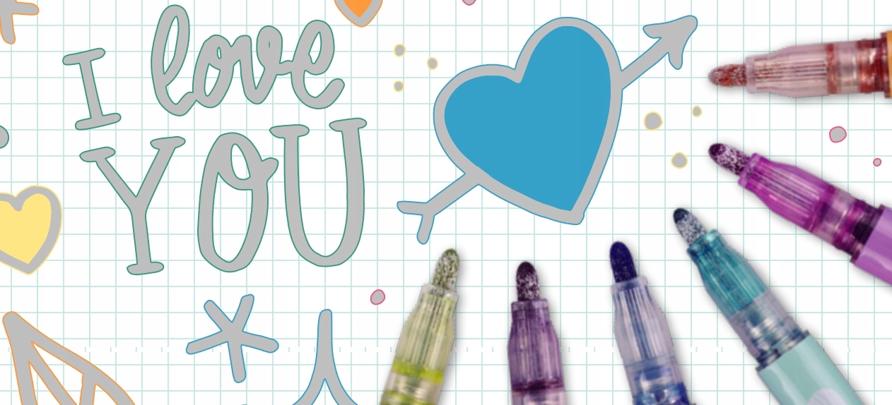 Markery konturowe Out Line Apli Kids 6 szt Bohater brak