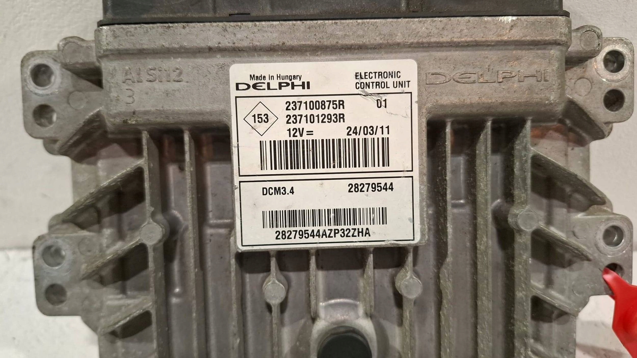 control unit of the engine computer 237100875R Renault Kangoo II Clio III 1.5 DCI
