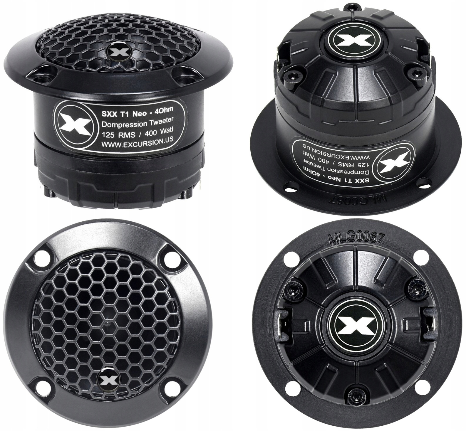 Vysokotónové reproduktory Tweetery 104dB 125W Rms Sq Spl Excursion SXX-T1 Neo