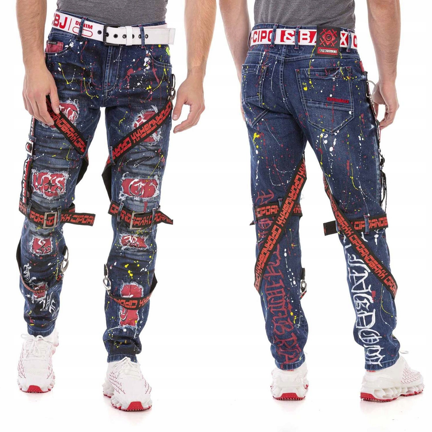 Cipo Baxx kalhoty pánské CD716 L:32 42 jeans