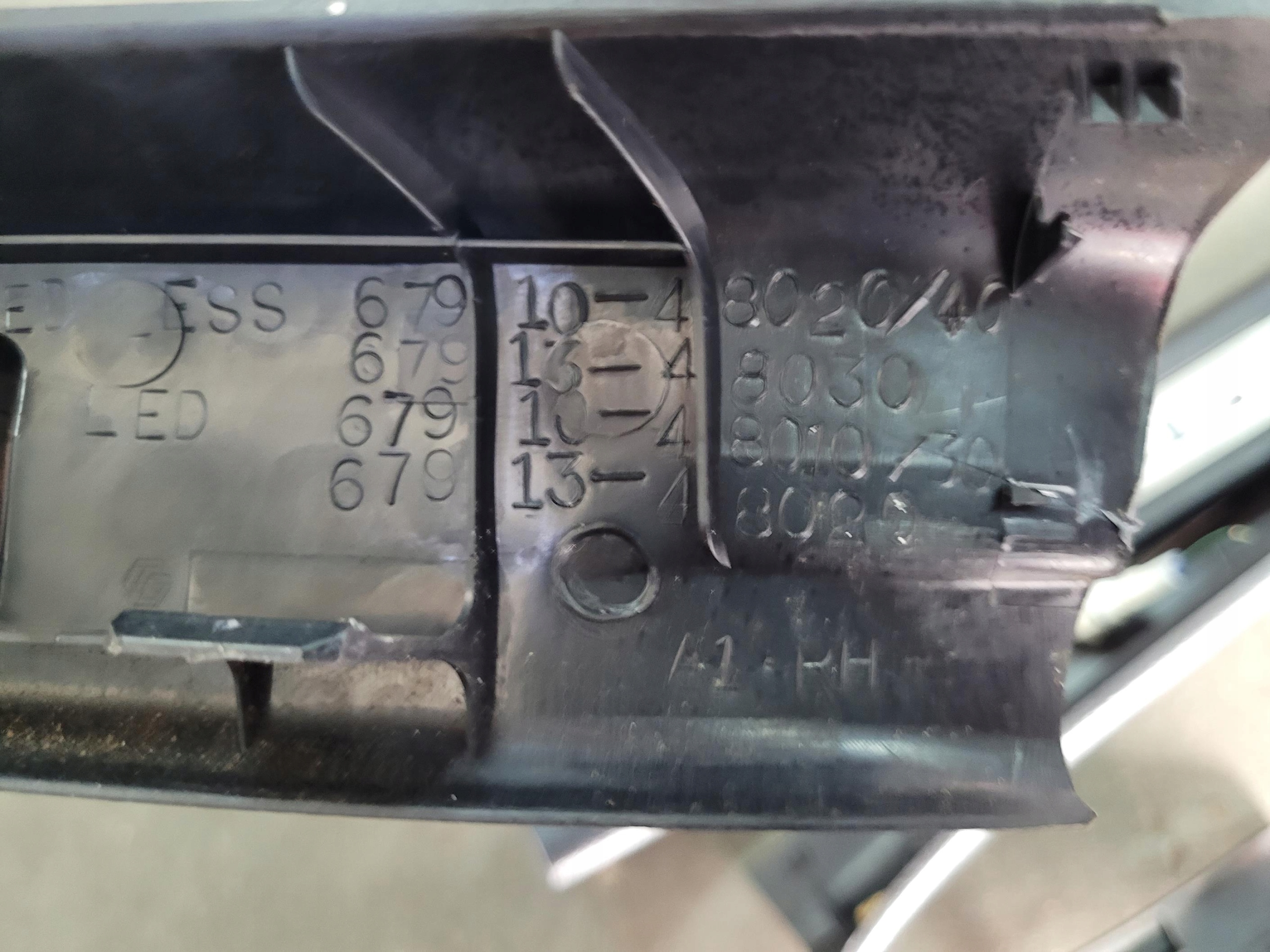 moulding cap threshold front rear part KOMPLET LEXUS RX II 400 300 RX400 H