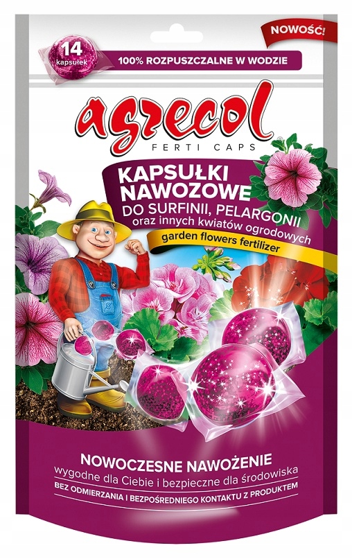 

Kapsułki do pelargoni 14szt Agrecol