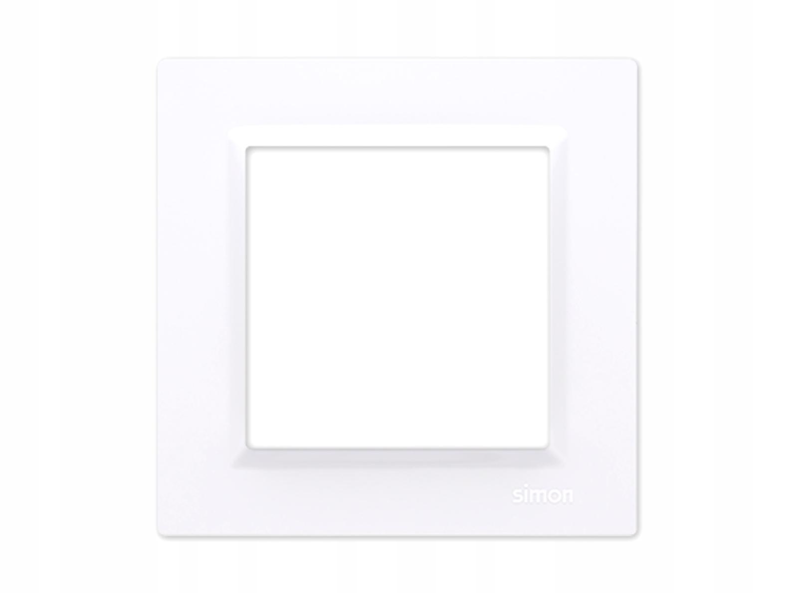 RAMKA POJEDYNCZA BIAŁA Simon10 CR1/11