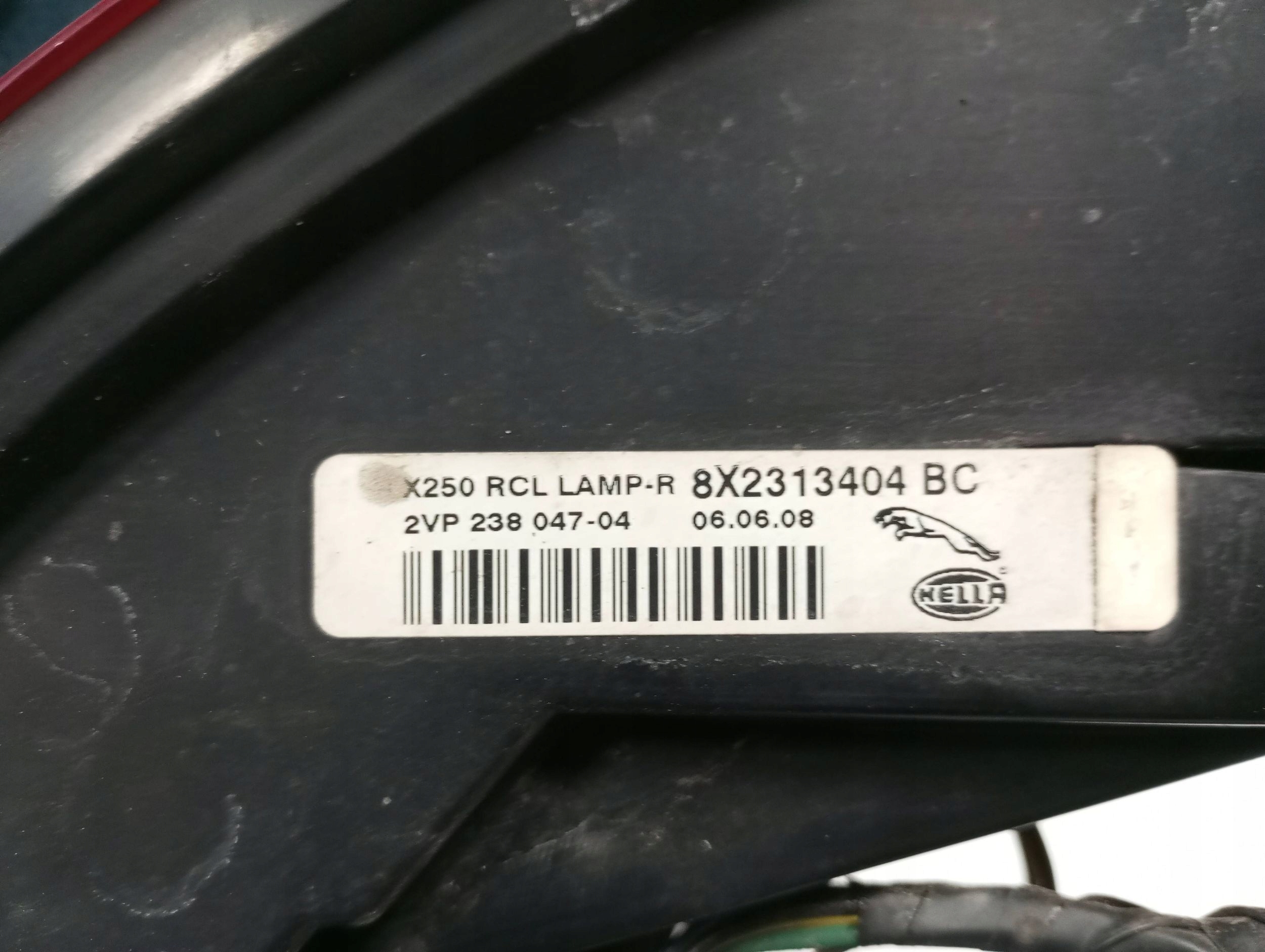 light rear rear part right JAGUAR XF X260 8X2313404BC