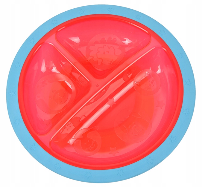 TALERZ TALERZYK TRÓJDZIELNY MISECZKA TRÓJDZIELNA Z PRZYSSAWKĄ DZIECI 33587 Marka inna marka