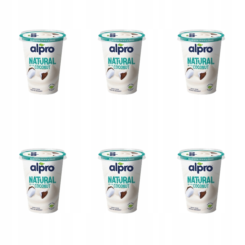 Alpro Natural s coconut sójovým jogurtem Kokos 400 g X6