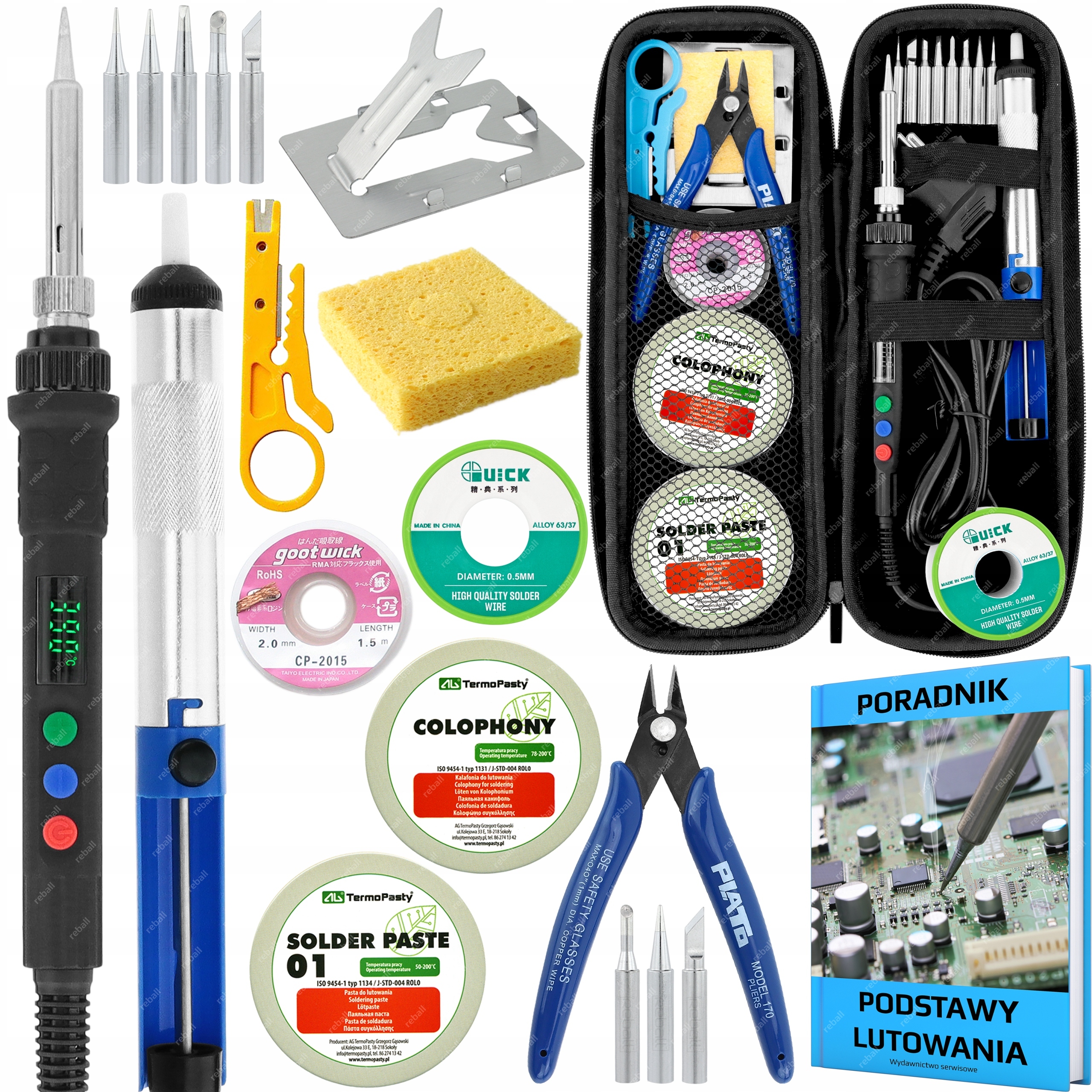 Přesná Pájka 80W Sada V Pouzdru Návod Příslušenství Pájecí 20 XL