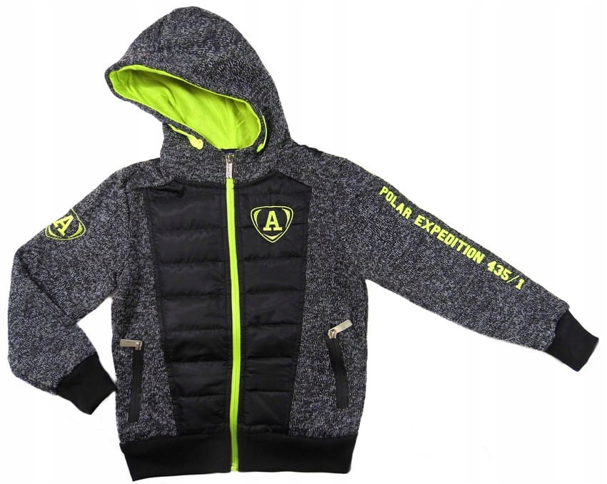 

ciepła Bluza na suwak kaptur L17 Expedition 8Y bla
