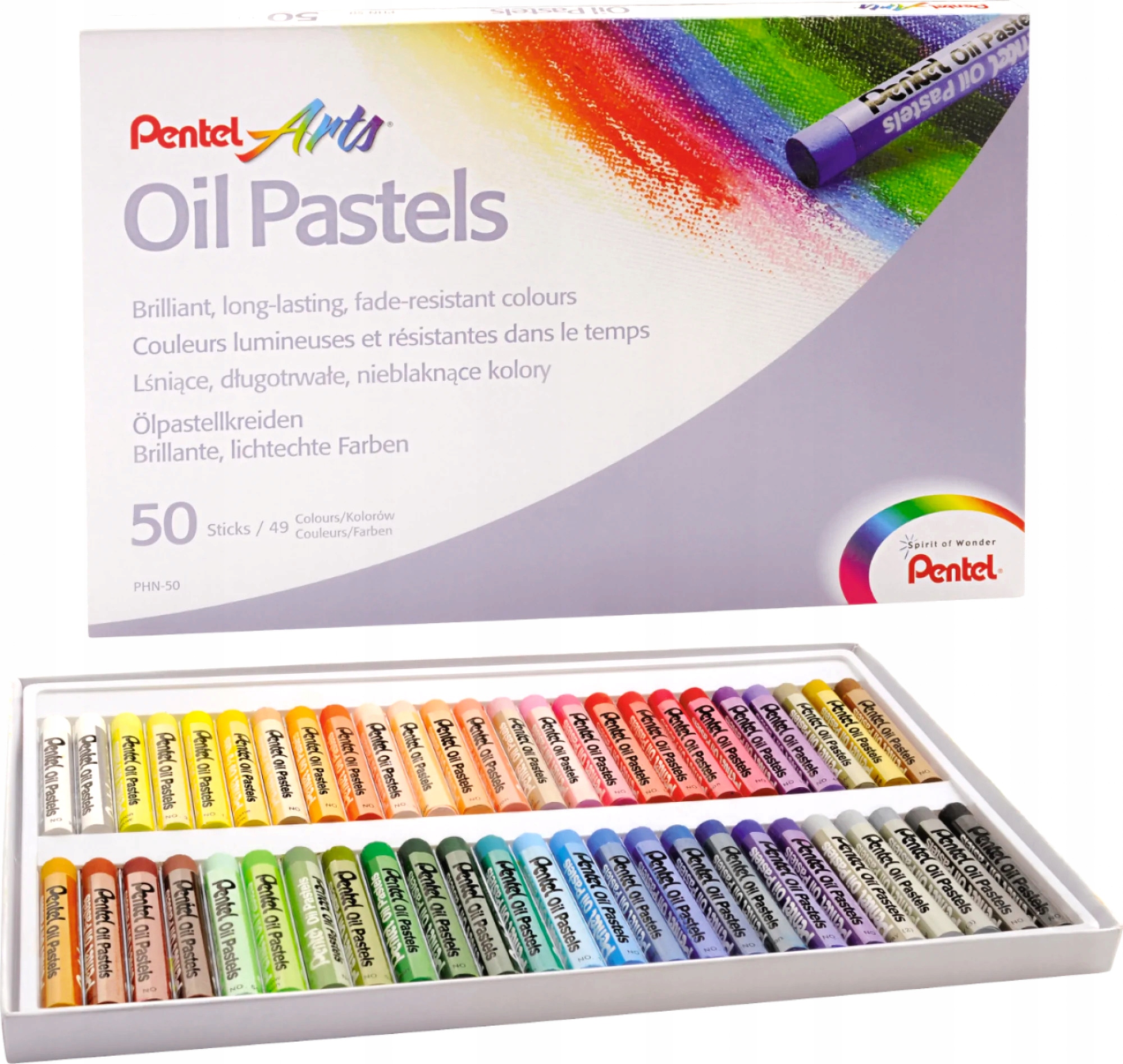 

Pentel kredki pastele olejne