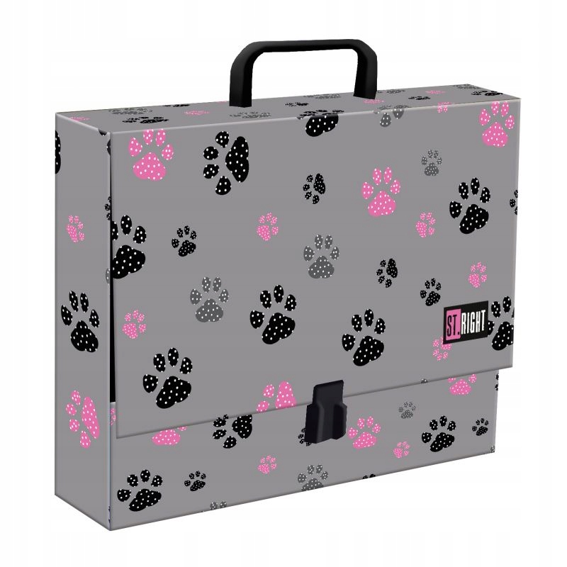 

Teczka Z Rączką A4 XL Stright Paws Łapki