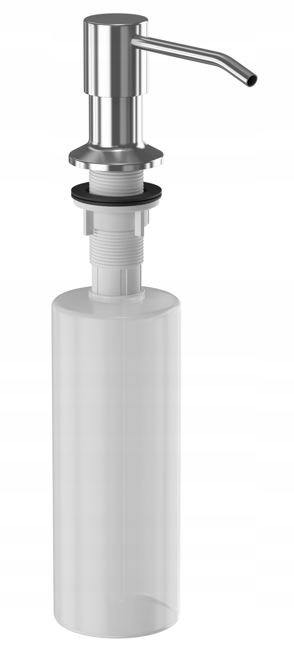 DOZOWNIK CHROMOWANY PŁYNU MYDŁA ZLEWOZMYWAK ZLEW Maksymalna średnica otworu do montażu 40 mm