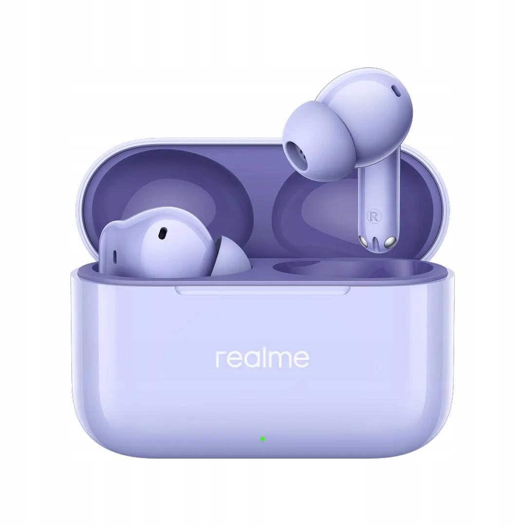 In-ear sluchátka Realme Buds T200 Anc Tws Fialová