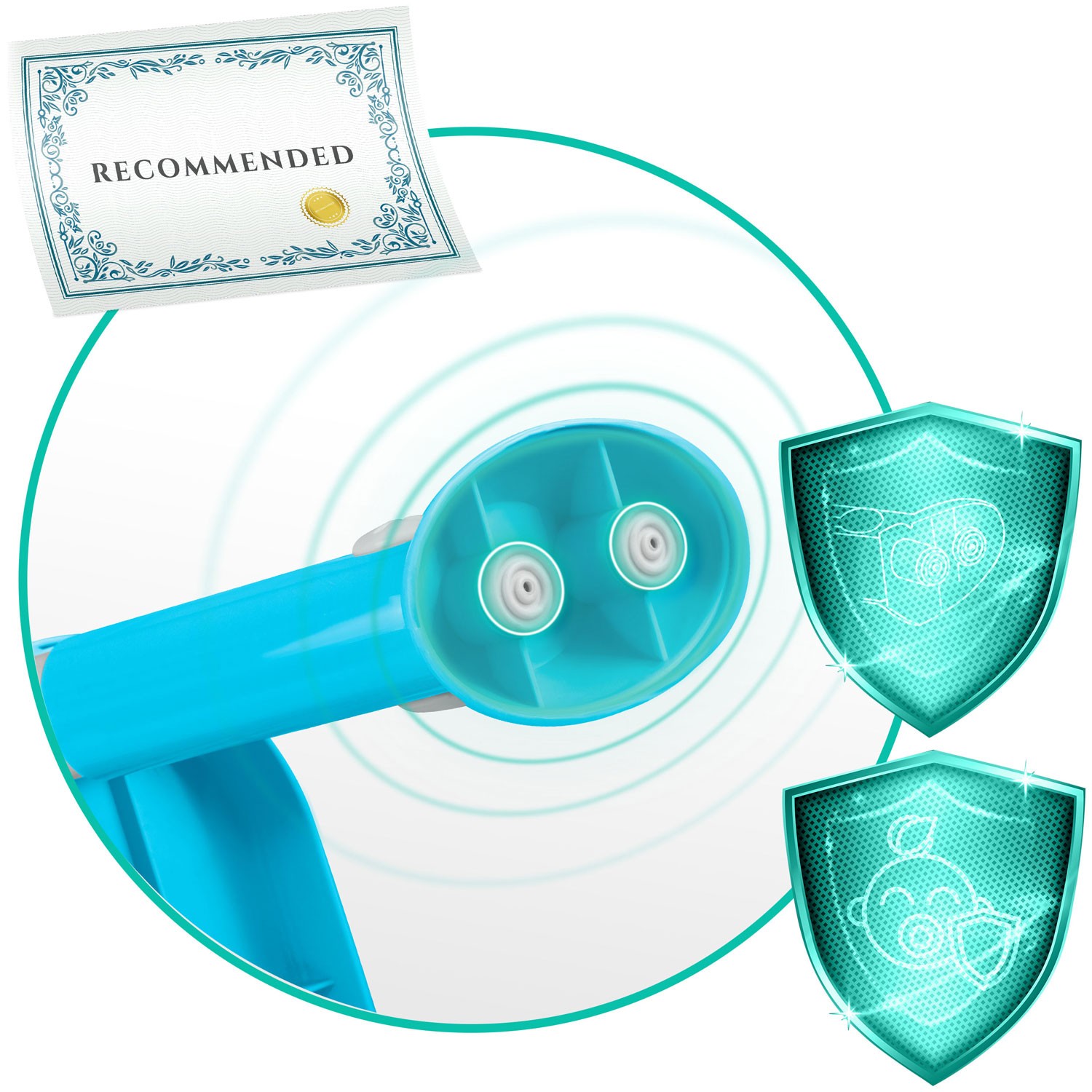 Nakładka na sedes dla dzieci z drabinką miś Ricokids 729200 niebieska Odcień błękitny