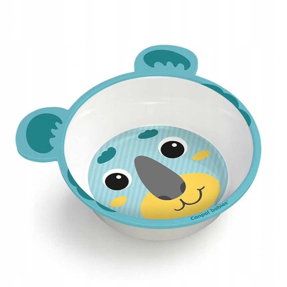 MISECZKA ANTYPOŚLIZGOWA Z USZAMI Z MELANINY 490ML Marka Canpol babies