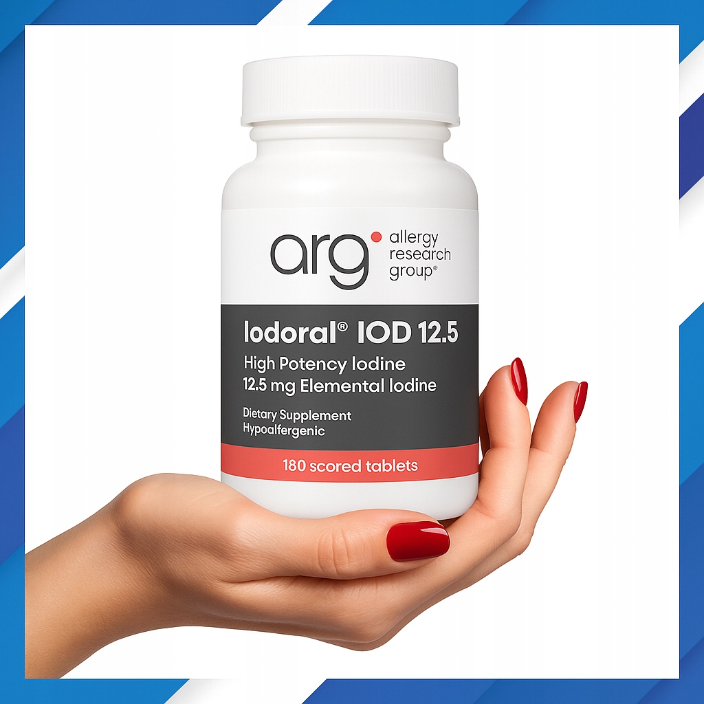 Iodoral suplementacja jodu 180 tabletek 12,5 mg Optimox